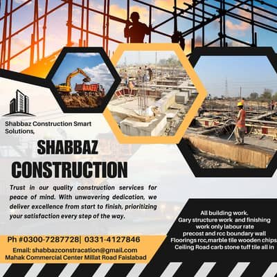 Building construction all work /Builder for house construction – Construction Services