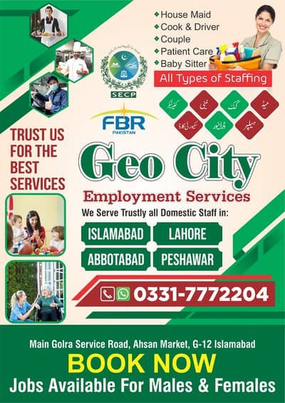 Maids / House Maids / Couple / Patient Care / Nanny / Baby Sitter – Maids