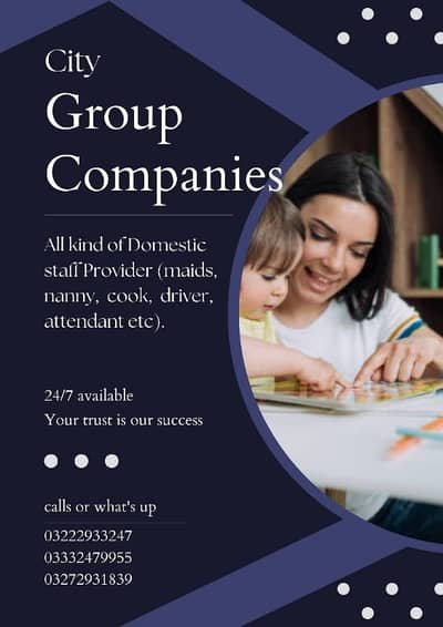 All kind of Domestic staff provider to all over karachi – Maids