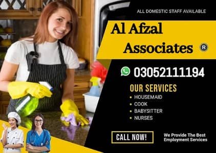 Office Boy | Office Staff | Maid | Helper | Nanny | Driver ] Cook – Cooks