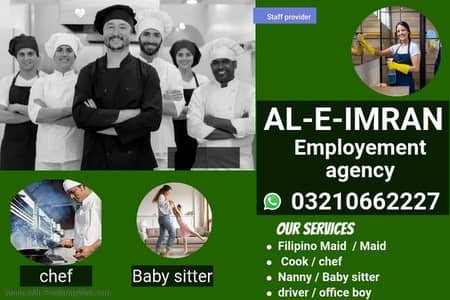 Maids / House Maids / cook / House chef / Baby Sitter maid available – Maids