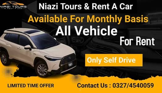 Self Rent a car monthly bases, Honda ,City ,Sportage ,Alto ,BRV,Cultus – Car Rental