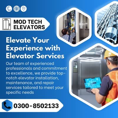 Elevators and Escalator installation – maintenance – Repiring services – Other Services
