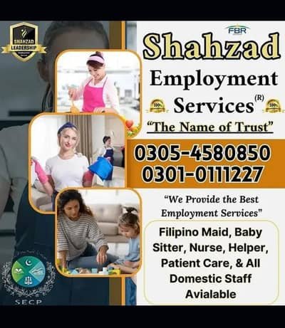 Domestic Staff Maids Baby Sitter Nanny Patient Care Nurse Helper Cook – Other Domestic Help