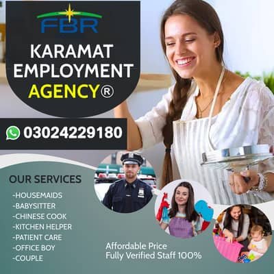 Maids / House Maids / cook / House chef / Baby Sitter / patient care – Maids