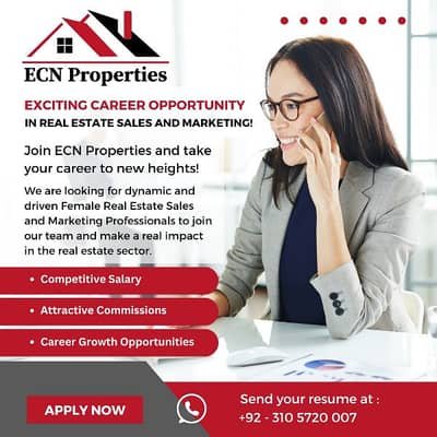 Sales & Marketing Executive (Female) – Sales Jobs