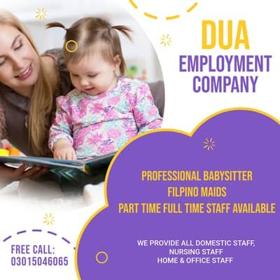 Professional Baby sitter , Baby Care , Patient Care , Nurse , Maids – Babysitters