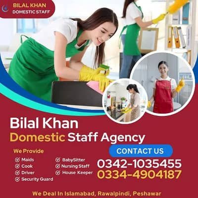 Maids / House Maids / cook / House chef / Baby Sitter maid available – Maids