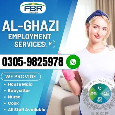 House maid/baby sitters/Drivers /Office boy/Nurse/Cook/Filipino maid – Maids