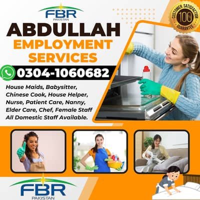 Maids, House Maid, cook, chef, Baby Sitter, Driver, Nurse, available – Maids