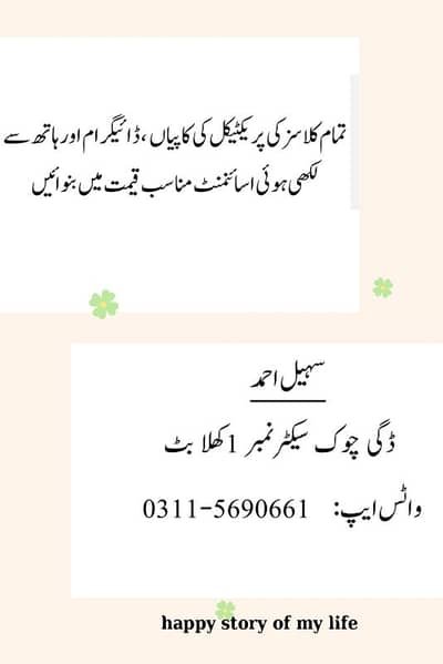 making practical notebook and handwritten assignment