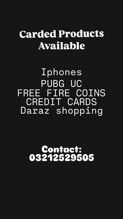 carded iphones , uc ff diamonds and tiktok coins
