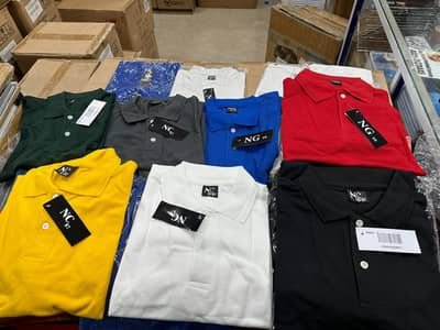 Polo shirts customize logo badges diary bottles caps pen wall clock – Other Services