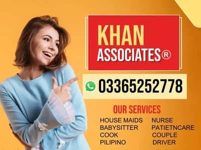 House maids , Maids , Baby Sitter , Chef , Cook , Patient Care ,Nurse – Maids
