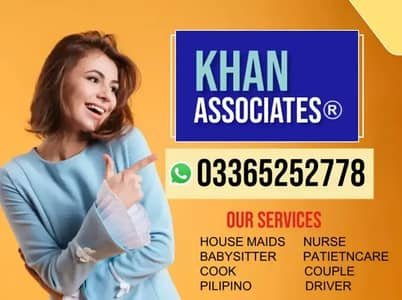 House maids , Maids , Baby Sitter , Chef , Cook , Patient Care ,Nurse – Maids