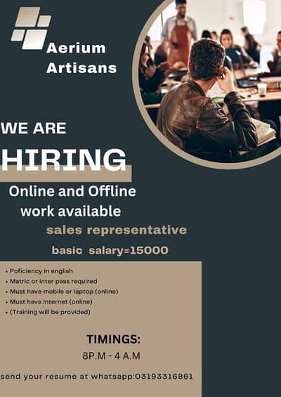 Hiring For Online Job || Call Center