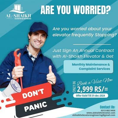 only 2,999 elevator maintenance services – Other Services