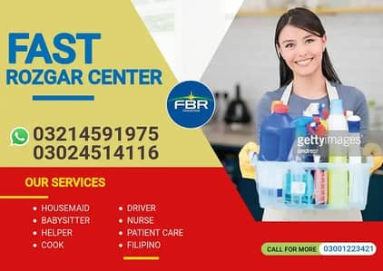 Part time staff available,House maids , Baby Sitter, Patient Care,Cook – Cooks