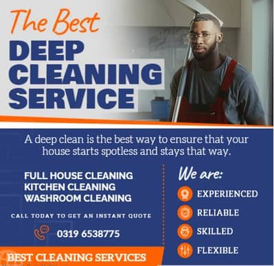 House cleaning/ Kitchen cleaning /Sofa & carpet cleaning/Deep cleaning – Other Services