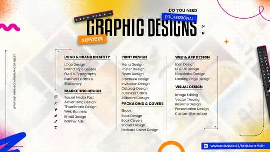 Graphic Designer | Logo Design | UX/UI Design | Social Media Post – Other Services