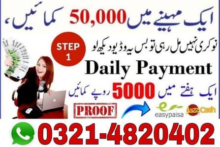 Part time/full time/Online/Data Entry/Typing/Content Writing – Other Services