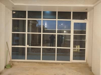 aluminum & glass  all over work