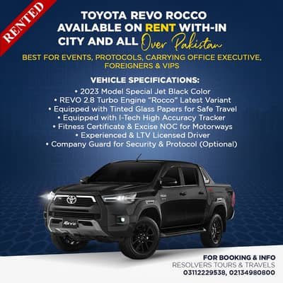 Toyota Revo Available on RENT – Car Services