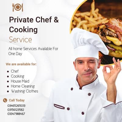 House maids, Maid, Baby Sitter, Chef, Profesional Home Cook, Driver – Cooks