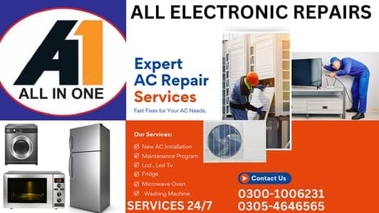 Ac Repairing /Washing machine  /Repair Fridge/Ups /Microwave / Repair