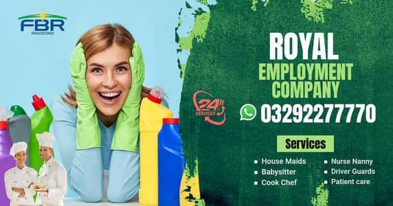 Maids / House Maids / Chef / House Cook / Baby Sitter maid available – Maids