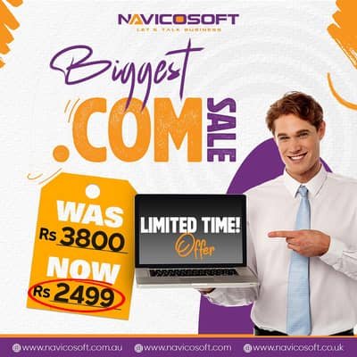 Yes, You Heard It Right! . COM Domains Now at Just Rs. 2499 – Web Development