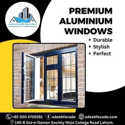 Aluminium Windows Services in lahore, UPVC windows in Pakistan