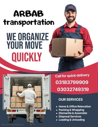 Mover & Packer, Mazda Shazore, Container For Rent, House shifting – Movers & Packers