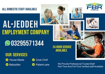 Provide Maid , Driver, Helper, Couples, Patient Care, Cook Available – Maids