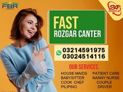 House Maids Baby Sitter Cook Drivers Chef Couple all Domestic staff – Other Domestic Help
