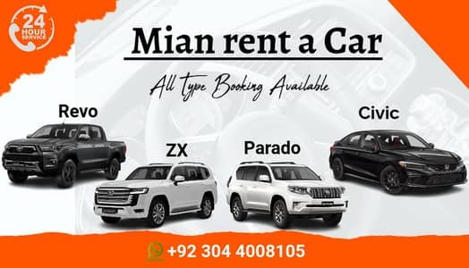 Rent a Car, Car Rental – Wedding & Tours – Corolla, Prado, Civic, Revo – Car Rental