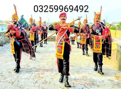 Fauji Band Party/Dhol for mendi & barat event/Pipe band/foji band baj – Event Services