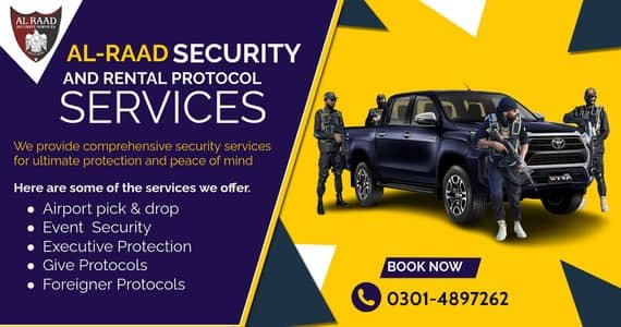 Vigo with Security Guard on Rent in Pakistan , Rent A Car & Protocol – Car Rental