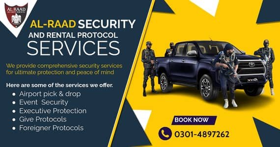 Vigo with Security Guard on Rent in Pakistan , Rent A Car & Protocol – Car Rental