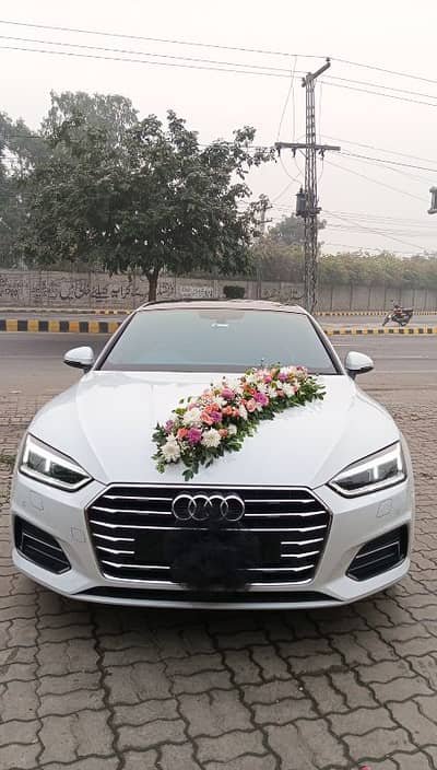 Audi A5 TFSI booking for wedding ceremony