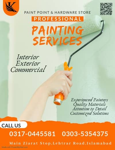 Painting Services Available/Painter/Paint work/Painter in Rawalpindi – Painters