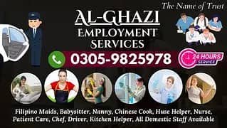 We Have All Domestic Staff Available Filipino Maid Nanny Cook Chef etc – Other Domestic Help