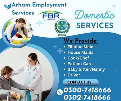 Maids Agency Filipino Baby Sitter Nanny |Driver| Filipino Maids Helper – Other Domestic Help