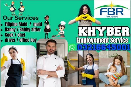 Maids / House Maids / Chef / House Cook / Baby Sitter maid available – Maids
