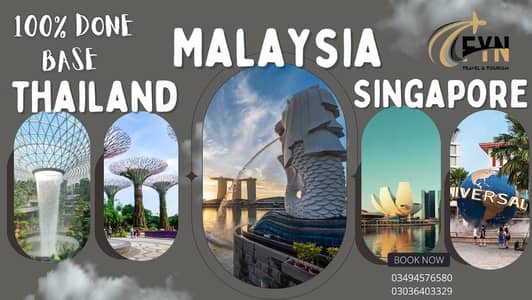 100% Done Base – Singapore ,malaysia Indoneshia. – Travel & Visa