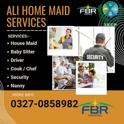 House maid, Maids, Baby Sitter, Chef, Cook, Patient Care, Couple, – Maids