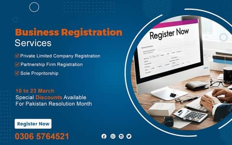 NTN REGISTRATION | SECP | FBR | COMPANY Reg | TAX FILER | GST FILLING – Consultancy Services