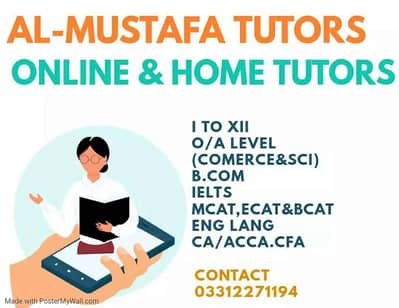 O-Levels,A-Levels,I to XII,IGCSE,IELTS-Qualified Home Tutors Available – Tuitions & Academies